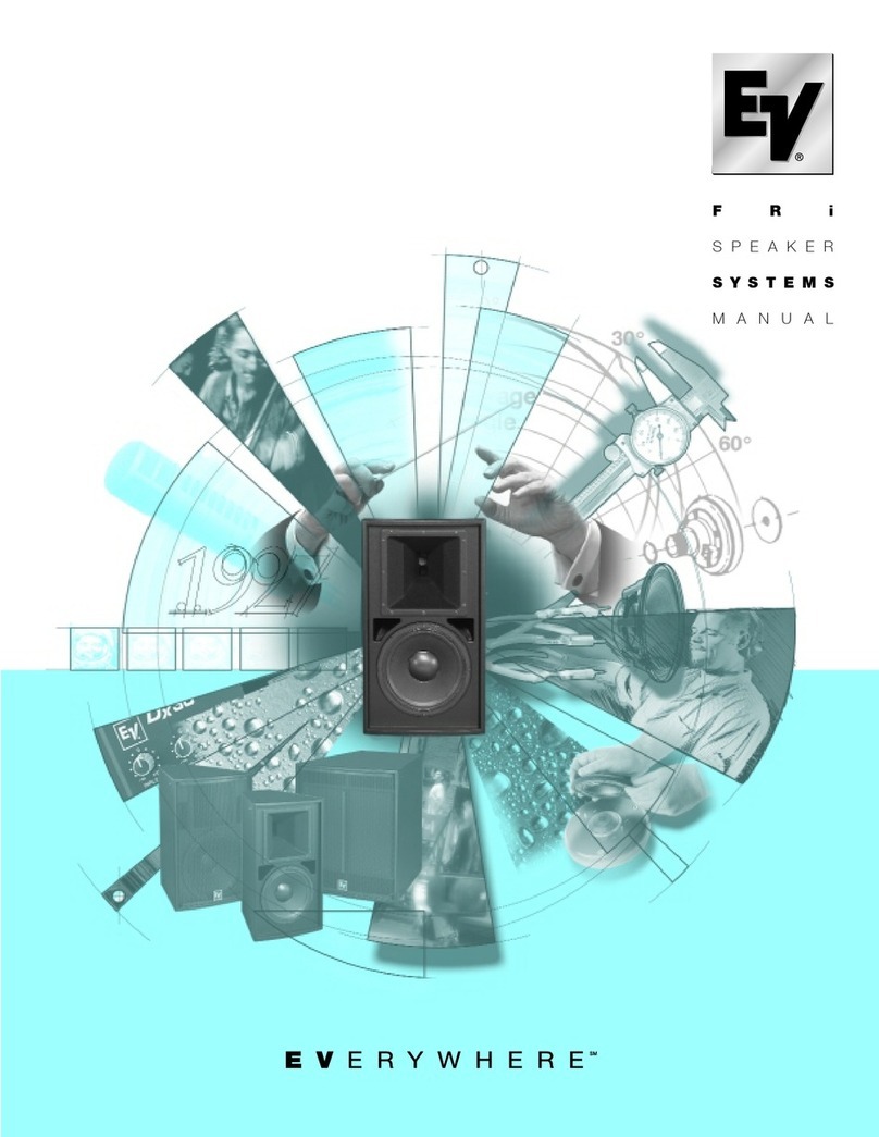 Electro-Voice FRi+ 181S user guide