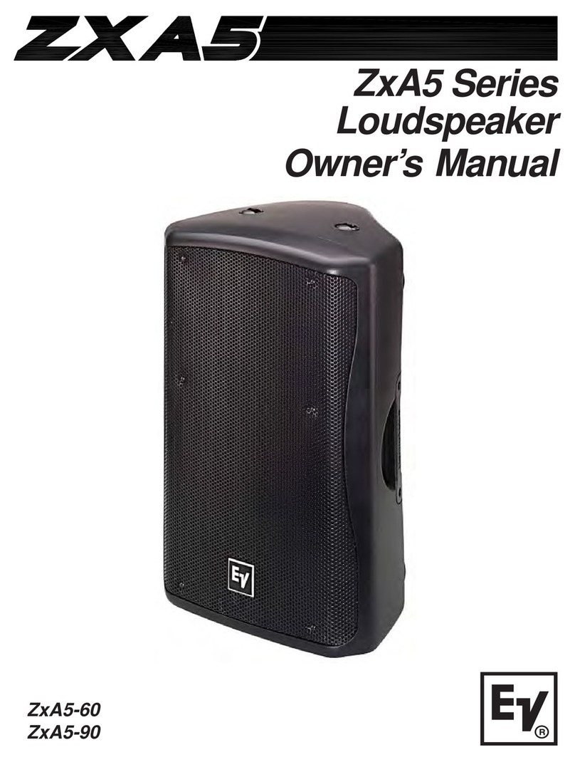 Electro-Voice ZXA5-60 User manual
