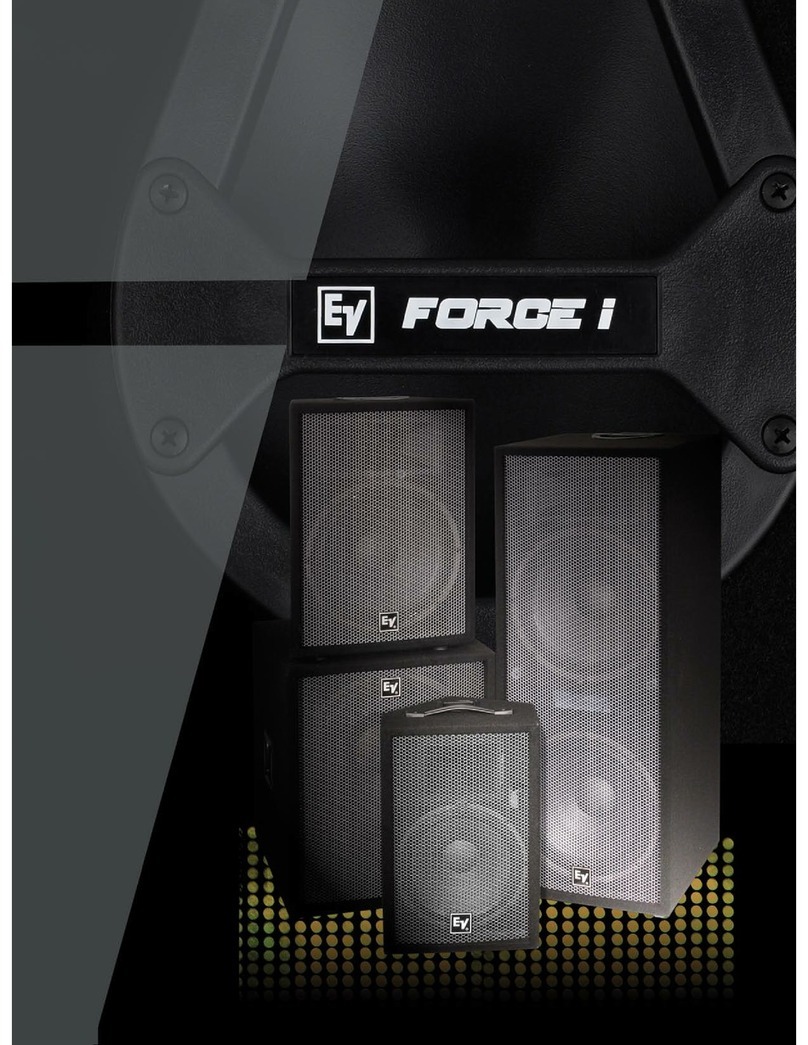 Electro-Voice Force i Monitor Brochure & specs