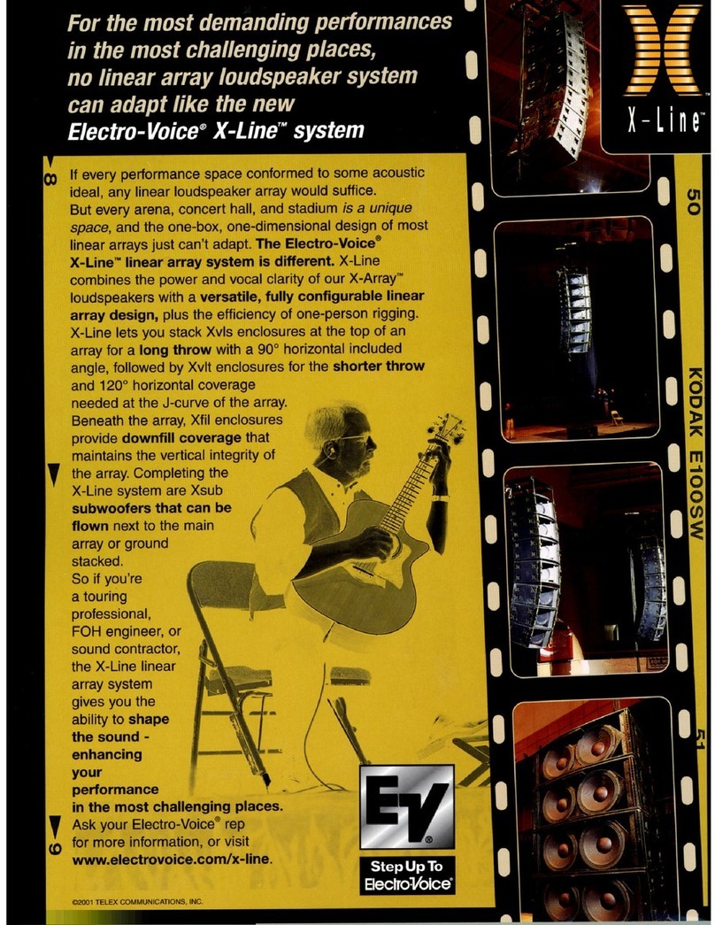 Electro-Voice X-Line XsubF brochure
