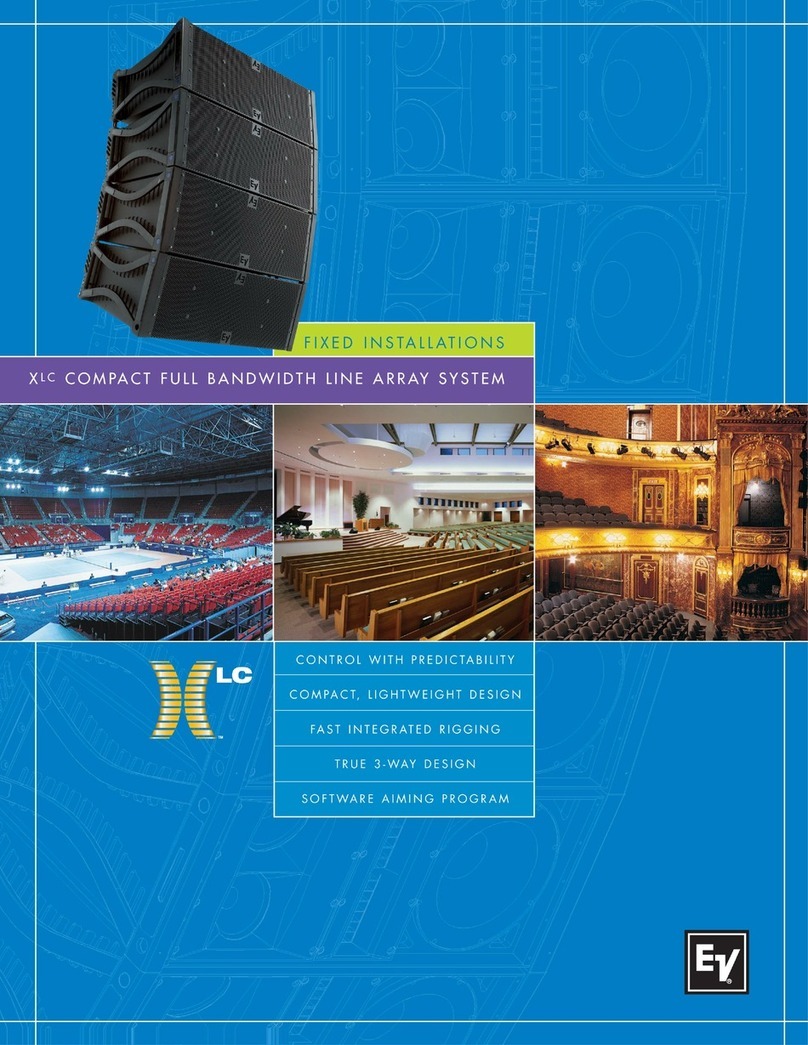 Electro-Voice XLC118 Brochure & specs Electro-Voice XLC118 Brochure & specs