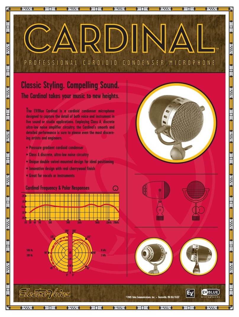 Electro-Voice Cardinal User manual Electro-Voice Cardinal User manual