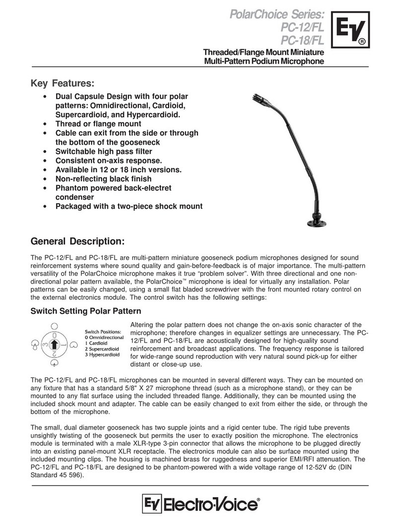 Electro-Voice PC-12/FL Specifications