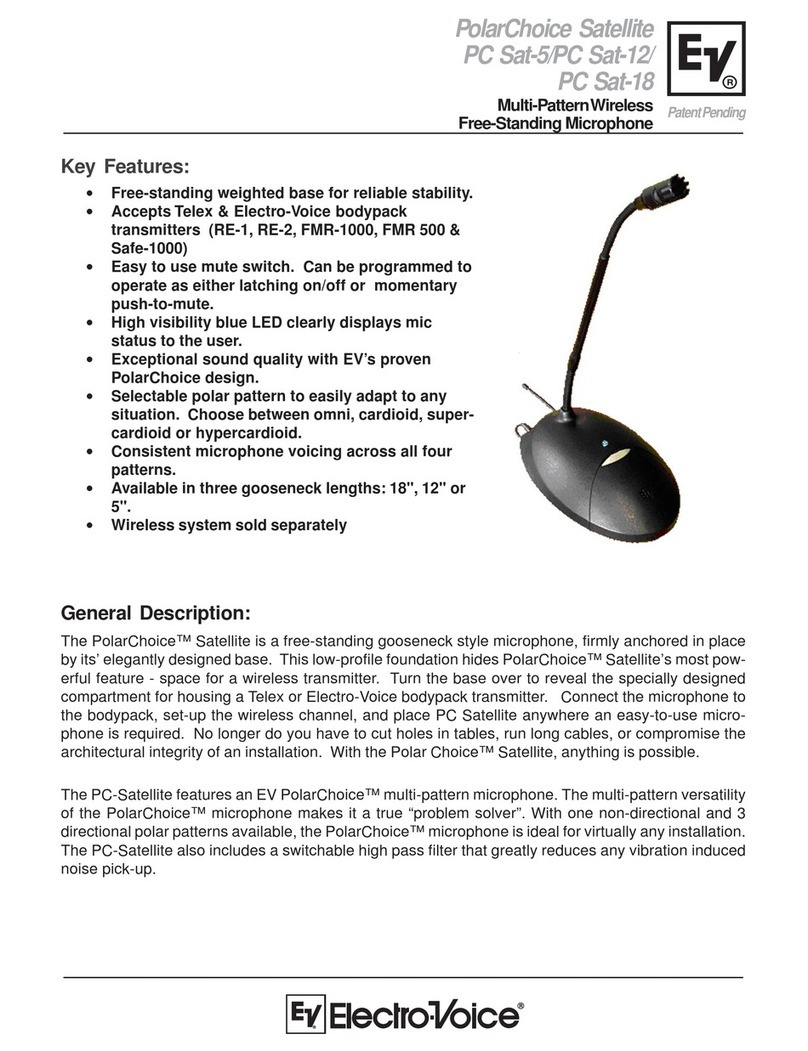 Electro-Voice PC SAT-12 Specifications