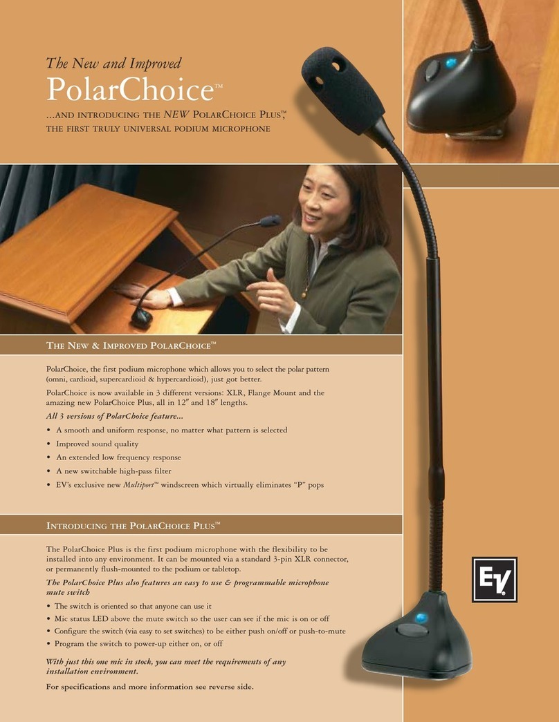 Electro-Voice PC Boundary Technical specifications