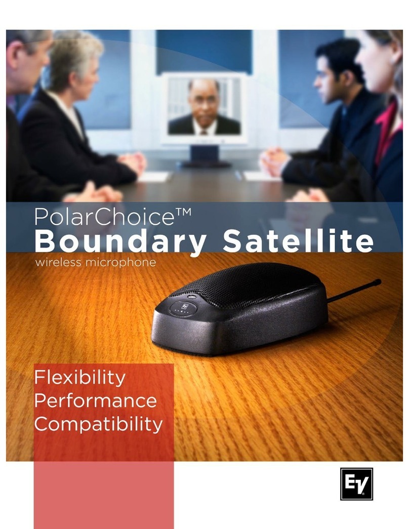 Electro-Voice PC Boundary Sat Brochure & specs