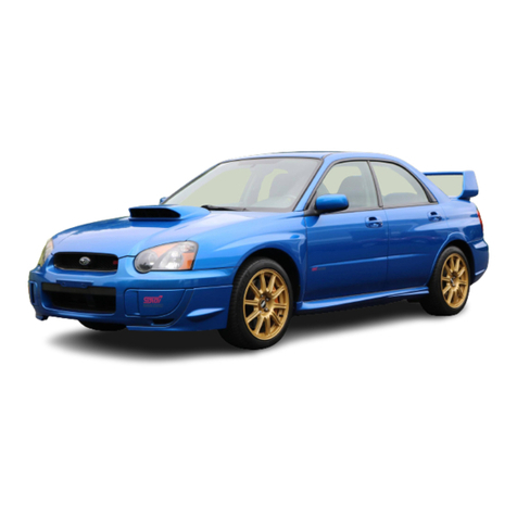Subaru 2005 Impreza User manual