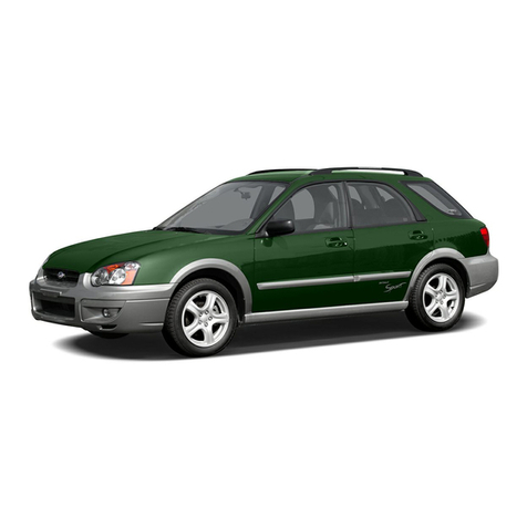 Subaru Impreza 2004 User manual