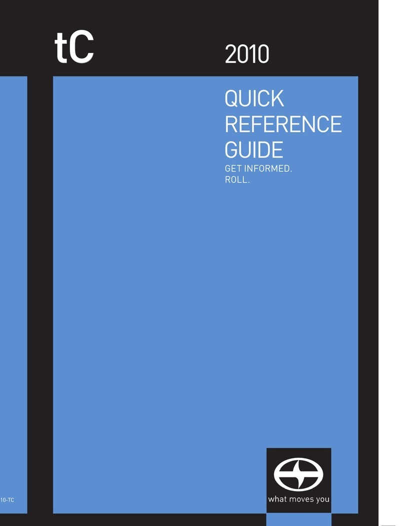 Scion 2010 tC User manual