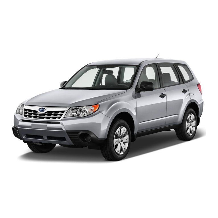 Subaru 2011 Forester owner's manual