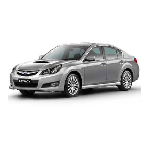 Subaru Legacy 2011 owner's manual