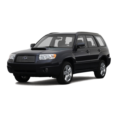 Subaru 2008 FORESTER owner's manual