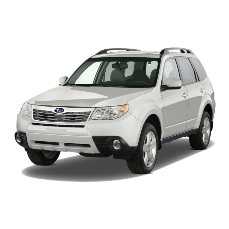 Subaru 2009 Forester owner's manual