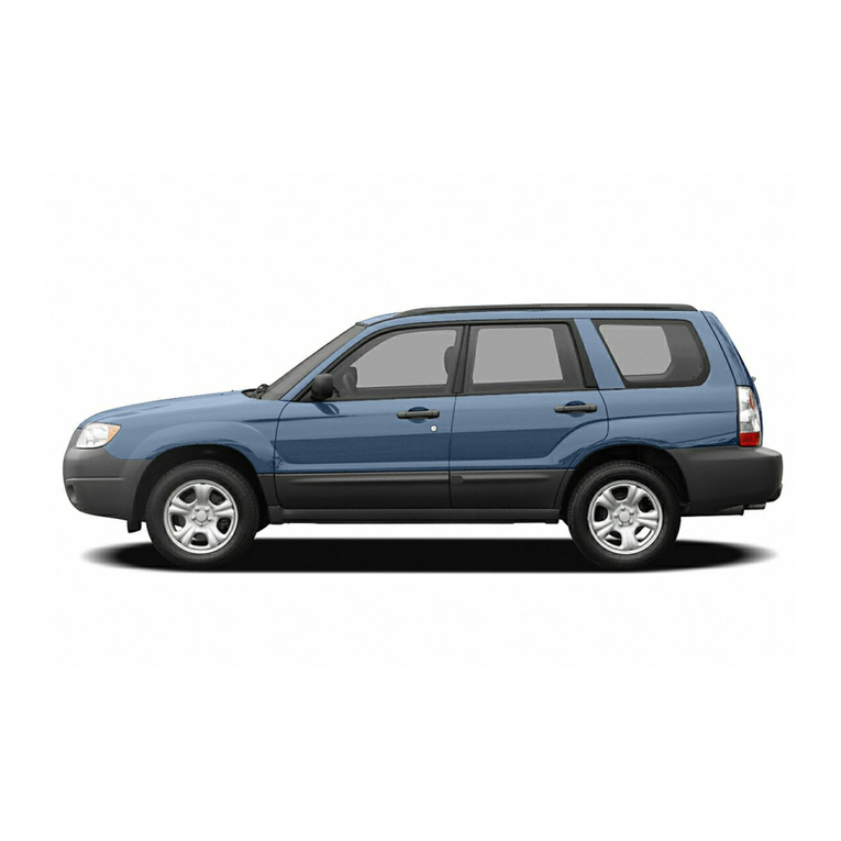 Subaru 2007 Forester owner's manual