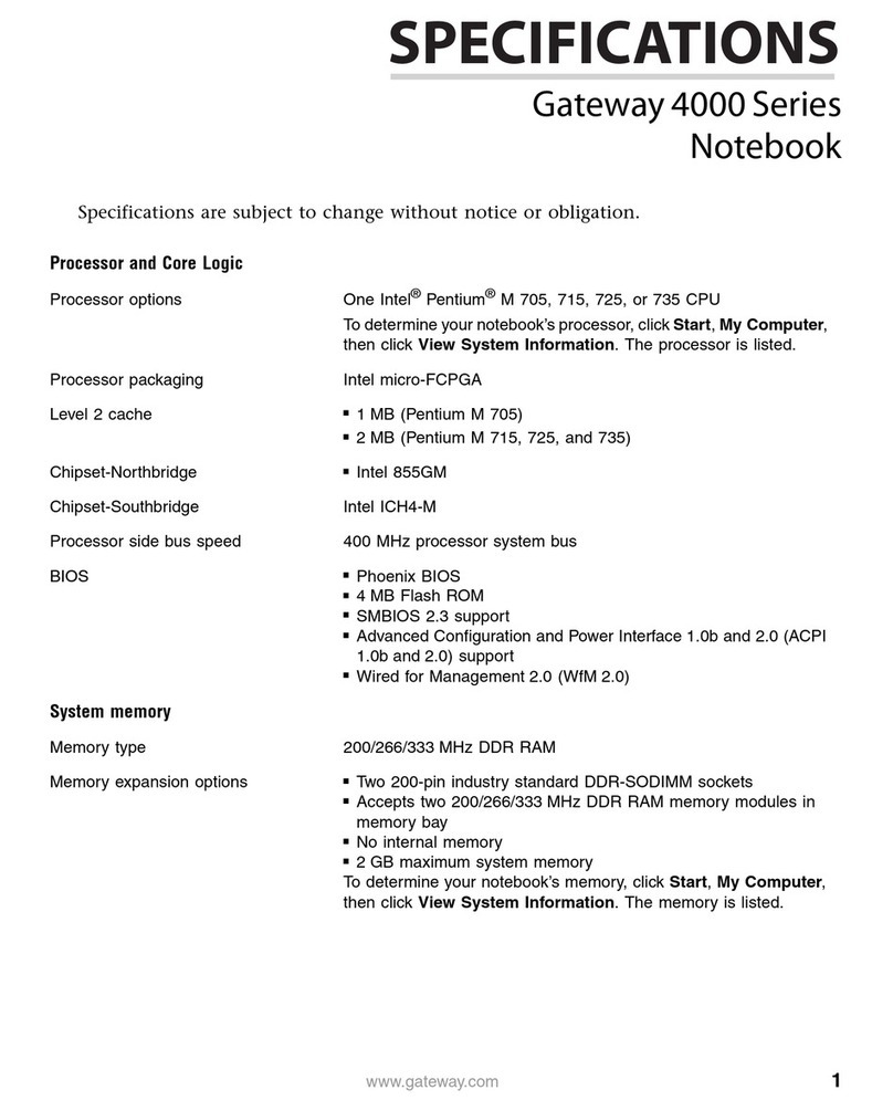 Acer TravelMate 4670 Specifications