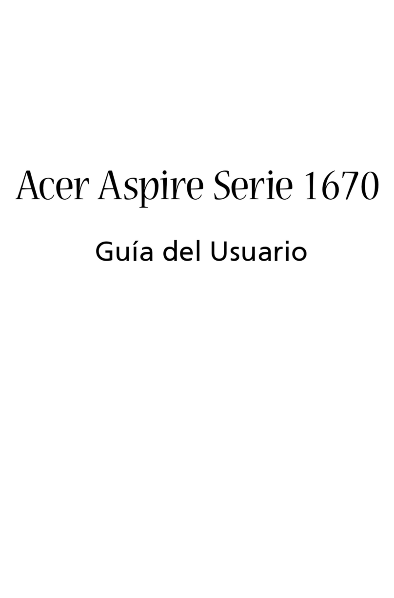 Acer Aspire 1670 Series User manual