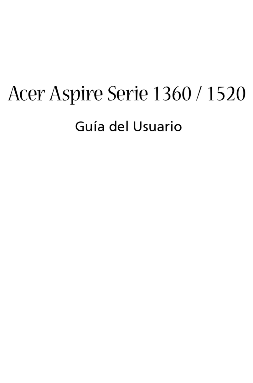 Acer Aspire 1360 Series User manual