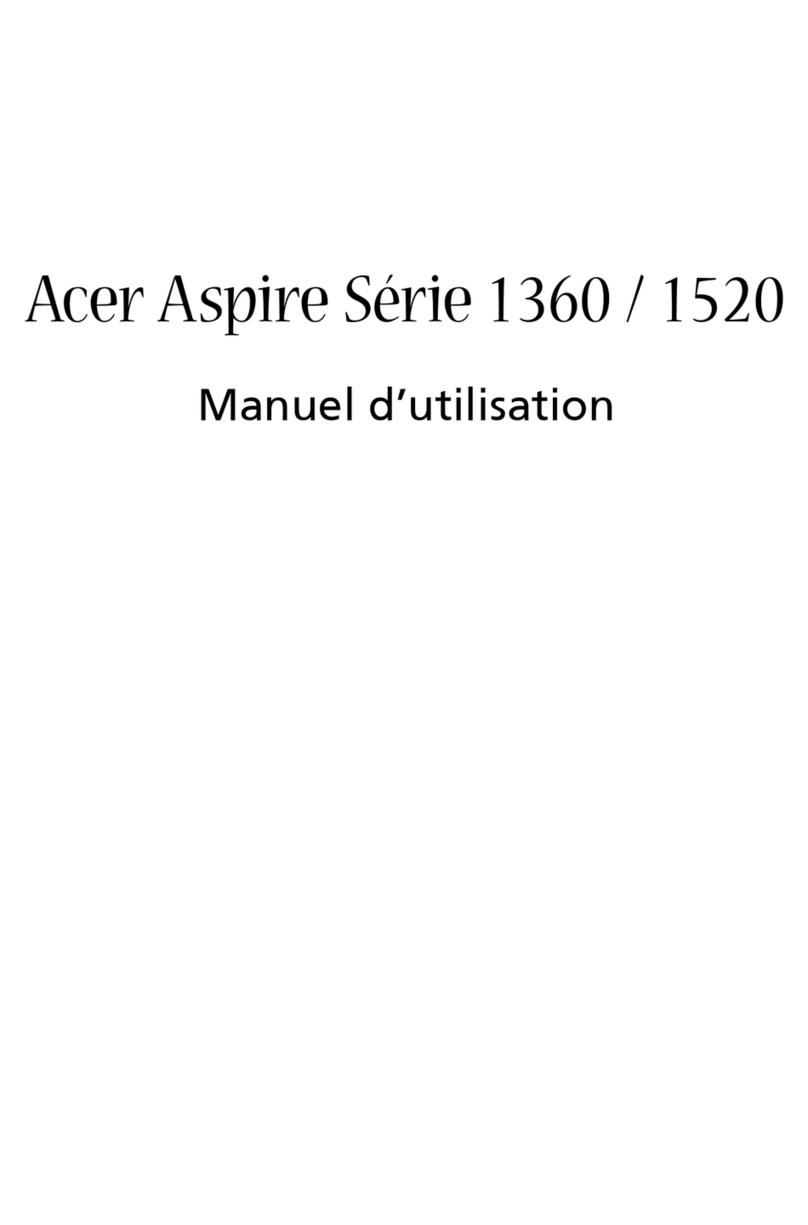 Acer Aspire 1360 Series user manual