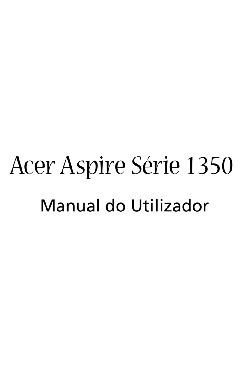 Acer Aspire 1350 Setup guide