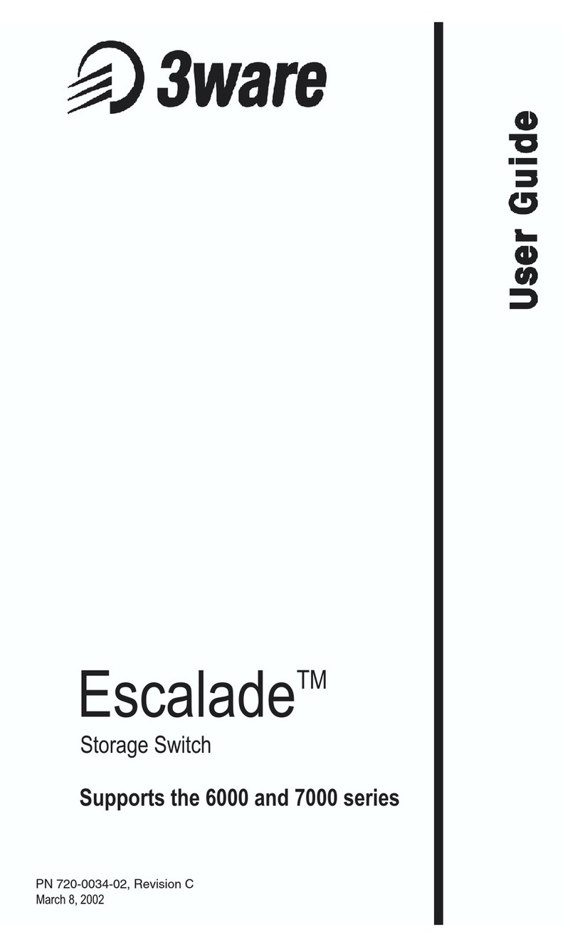 3Ware 3W-6800 - Escalade 6800 RAID Controller User manual