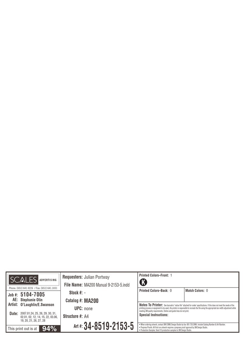 3M LX700MB owner's manual