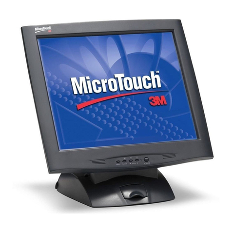 3M M1700SS - MicroTouch - 17" LCD Monitor User manual
