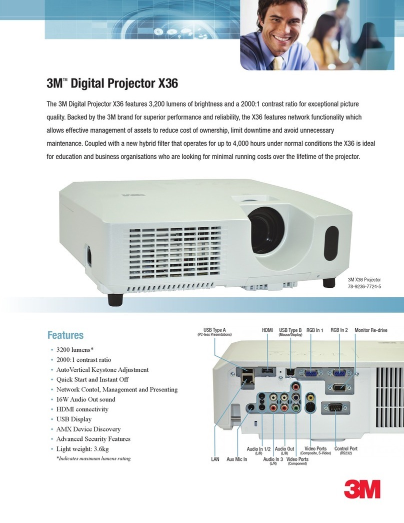 3M X36 Specifications