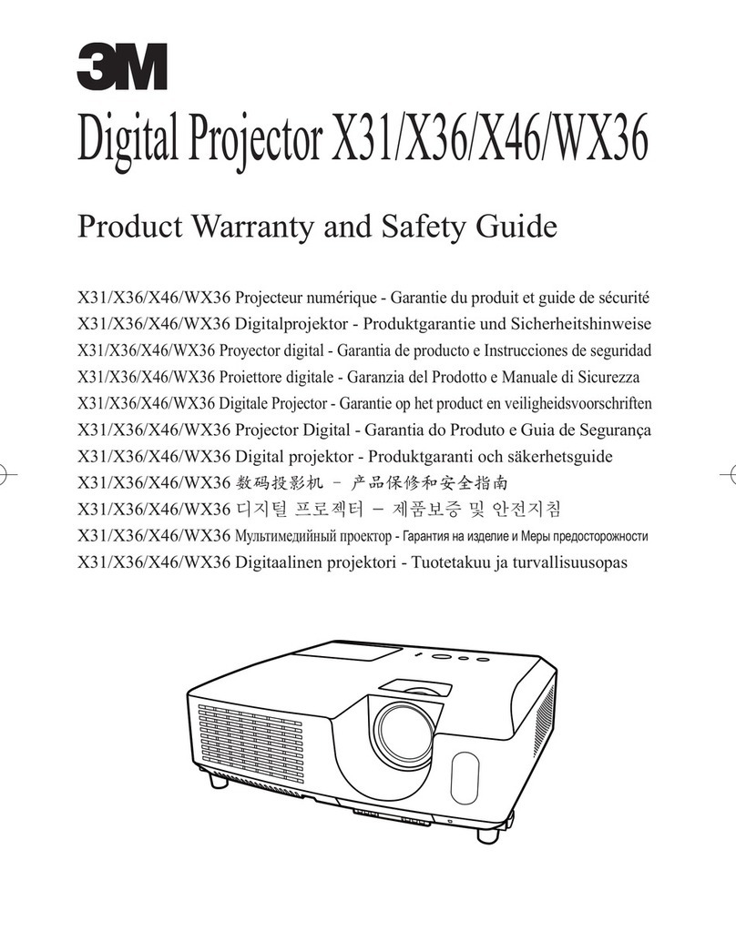 3M X31 Installation and operating manual