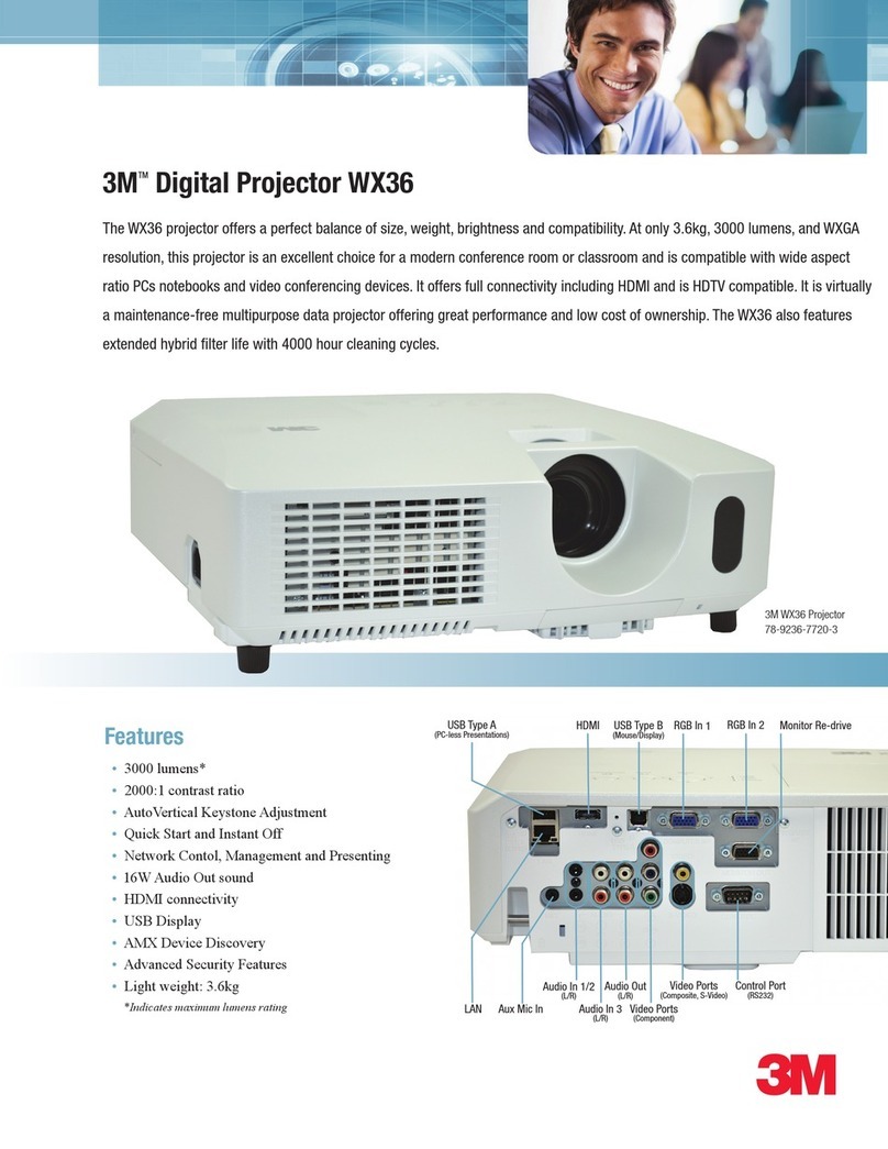3M WX36 User manual