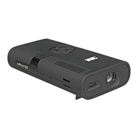 3M MPro120 - VGA LCOS Projector Product warranty and safety guide