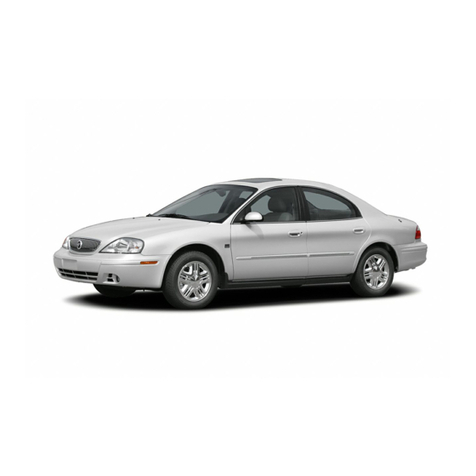 Mercury 2005 Sable User manual
