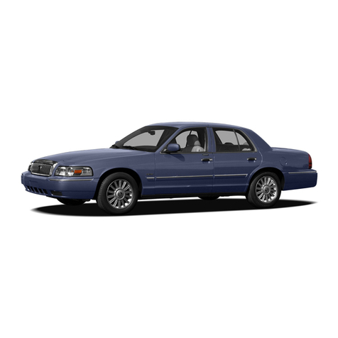 Mercury 2009 Grand Marquis User manual