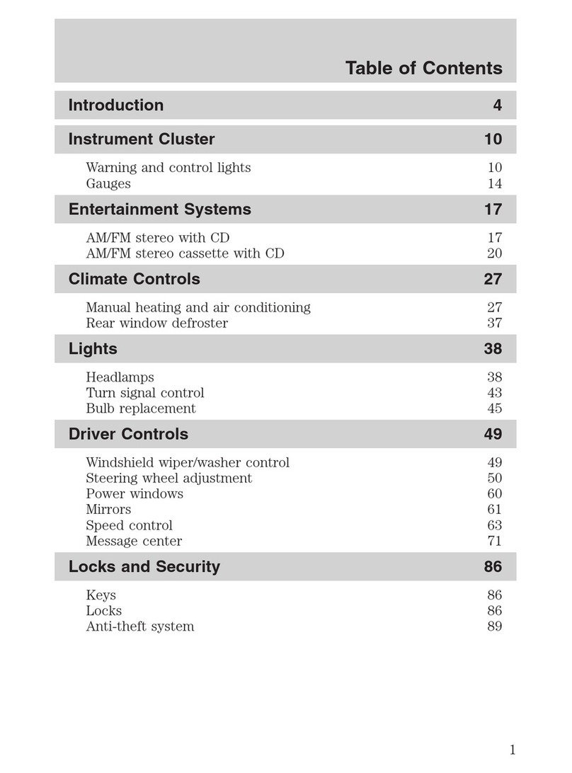 Mercury 2004 Monterey User manual