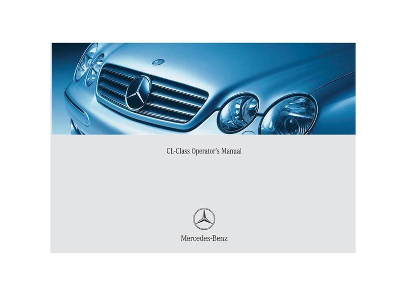 Mercedes-Benz 2004 CL-Class Operator's manual