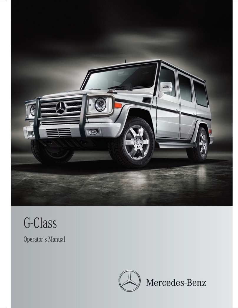 Mercedes-Benz 2011 G-Class Operator's manual Mercedes-Benz 2011 G-Class Operator's manual