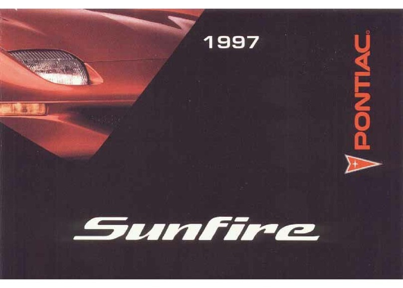 Pontiac 1997 Sunfire User manual