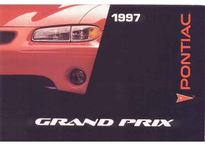 Pontiac 1997 Grand Prix User manual Pontiac 1997 Grand Prix User manual