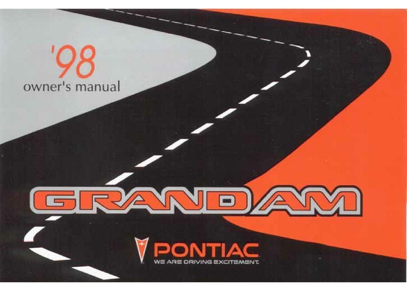 Pontiac 1998 Grand Am owner's manual