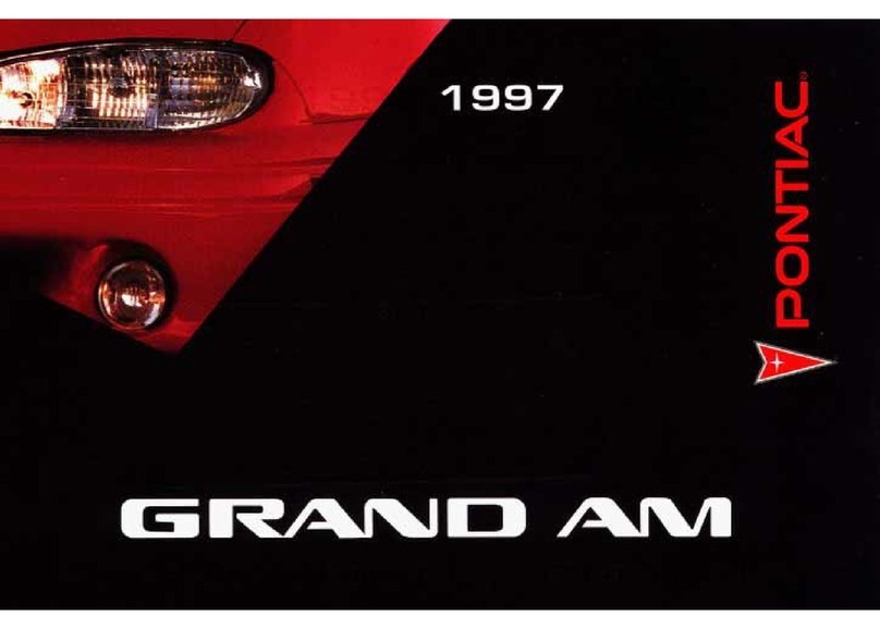 Pontiac 1997 Grand Am User manual