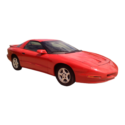 Pontiac 1997 Firebird User manual