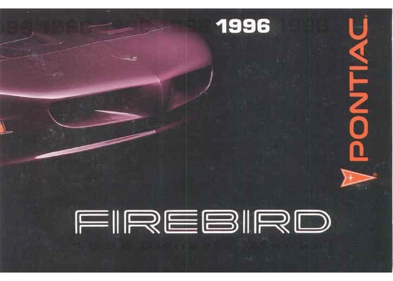 Pontiac 1996 Firebird User manual