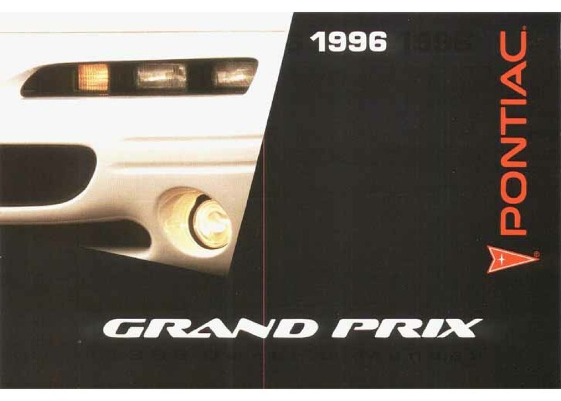 Pontiac 1996 Grand Prix owner's manual