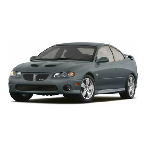 Pontiac 2005 GTO User manual