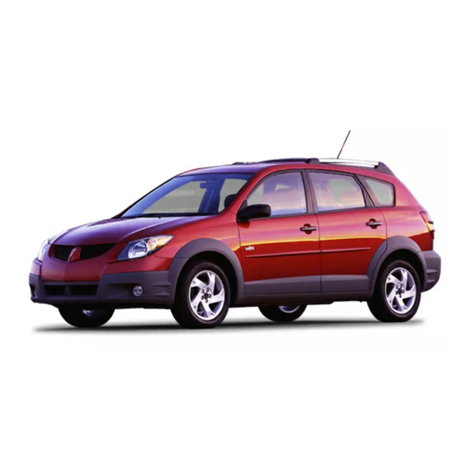 Pontiac 2004 Vibe Navigation System User manual