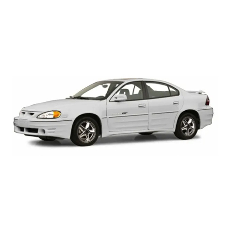 Pontiac 2001 Grand Am User manual