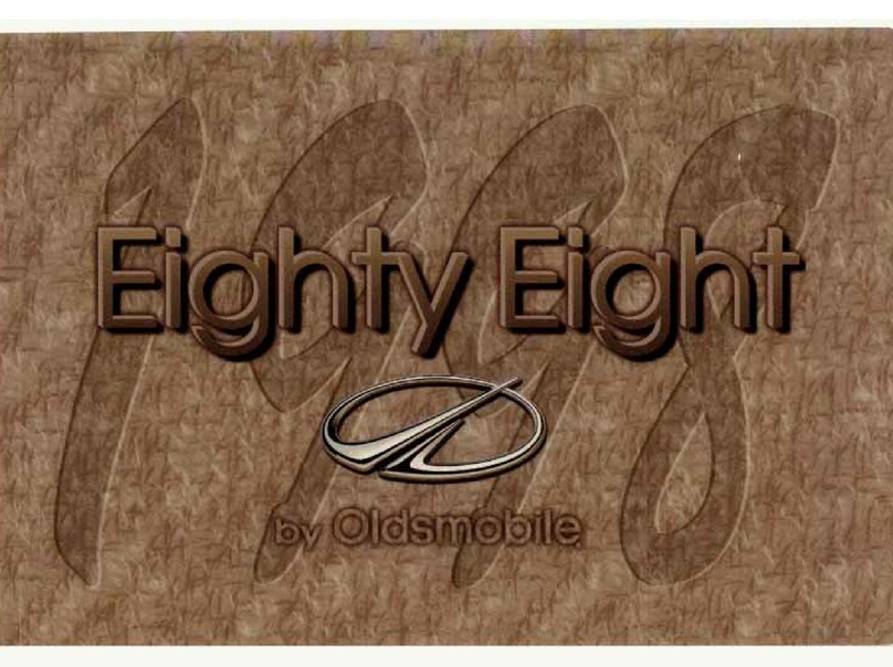 Oldsmobile 1997 88 User manual