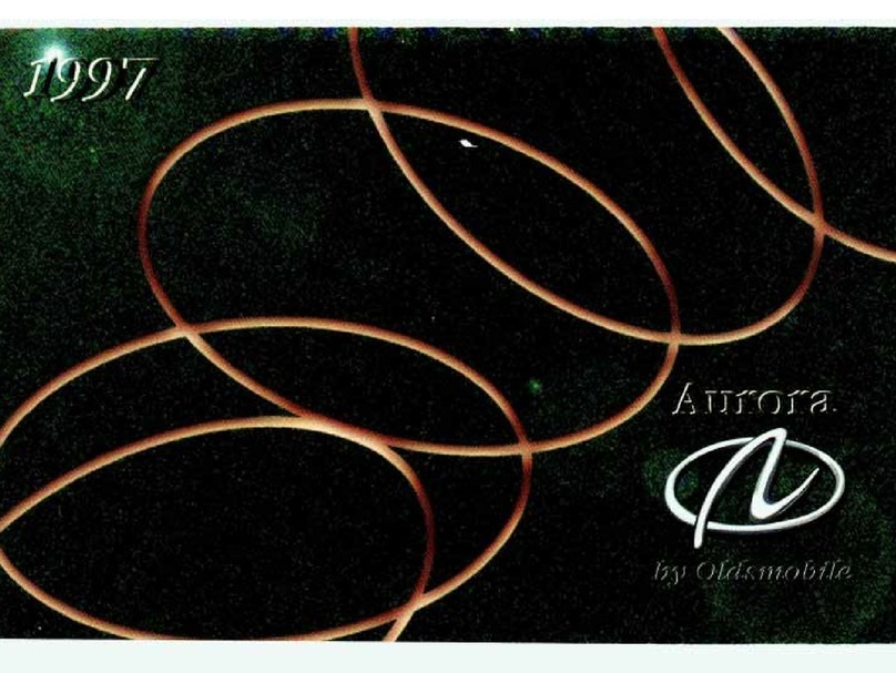 Oldsmobile 1997 Aurora User manual
