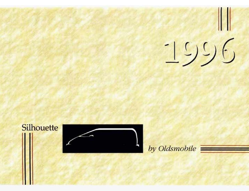 Oldsmobile 1996 Silhouette User manual