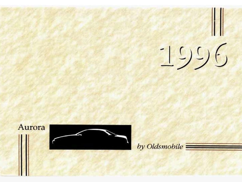 Oldsmobile 1996 Aurora owner's manual