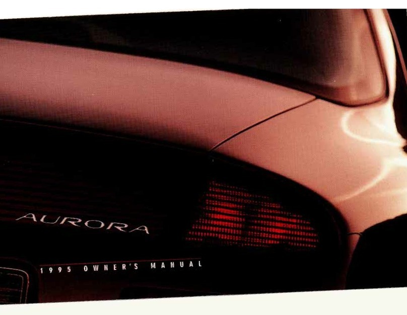 Oldsmobile 1995 Aurora User manual